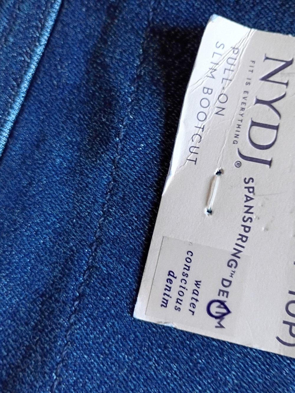 NYDJ Slim Blue Women's Bootcut Jeans Size PM (6p-8P-10P) New York Denim New - Picture 12 of 13